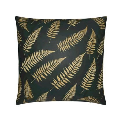Gold Fern Cushions | Aura Regalia