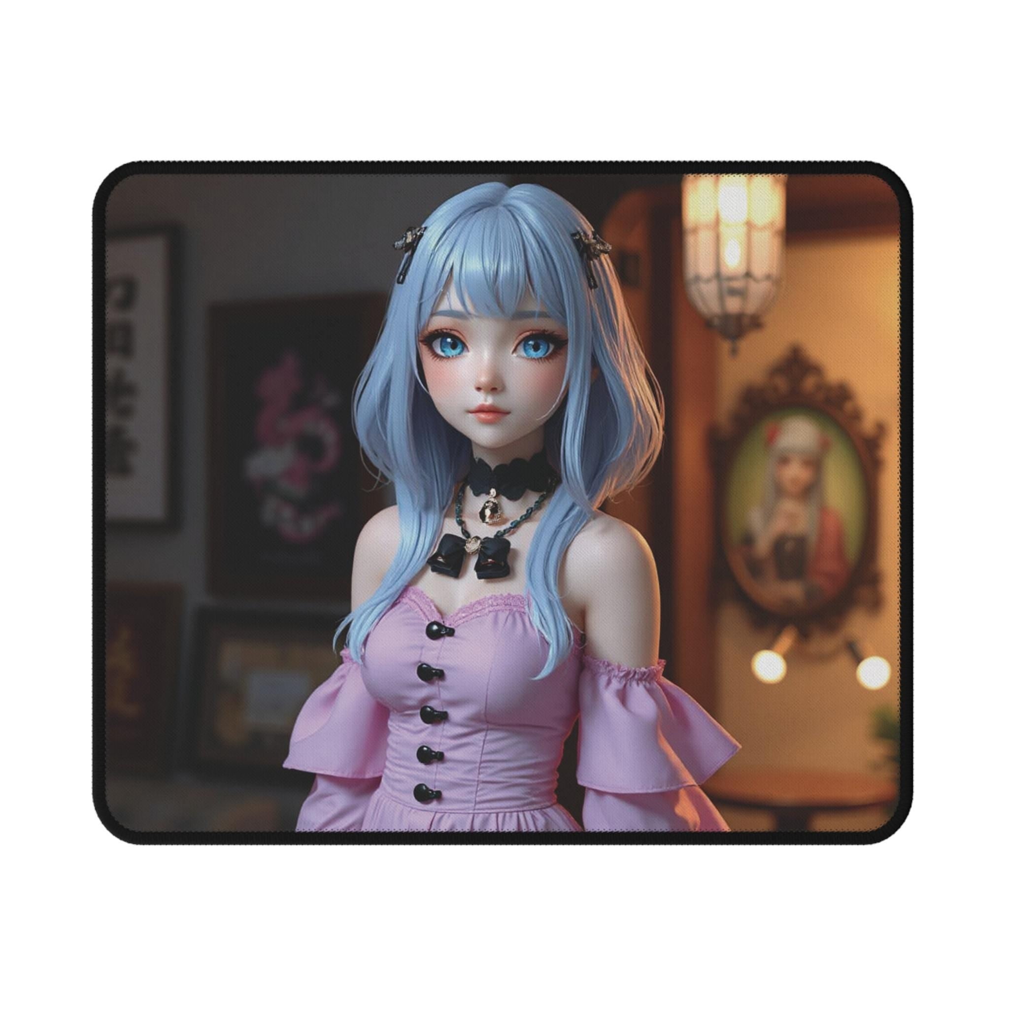 Kawaii Anime Girl Mousepad