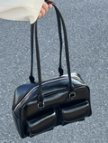 Women's fashionable and versatile armpit bag with buckle decoration shoulder bag-AURA REGALIA 