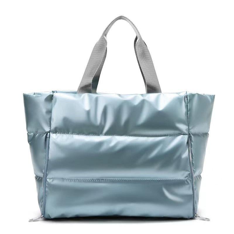 Yoga fitness bag, women's travel bag, dry and wet separation waterproof swimming bag, portable one shoulder travel luggage bag-AURA REGALIA 