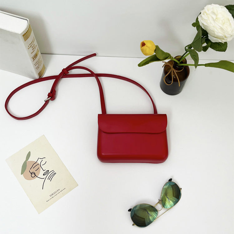 Net Red Small Bag New Fashion Messenger Bag Ladies Wild Ins Korean Mini Small Shoulder Bag Mobile Phone Bag-AURA REGALIA 
