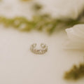 Sophie Baguette Diamond Ear Cuff-AURA REGALIA 