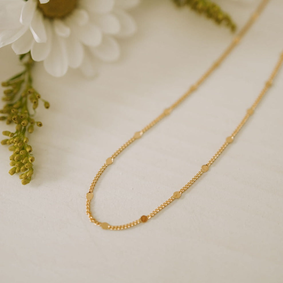 Nora Gold Filled Necklace-AURA REGALIA 