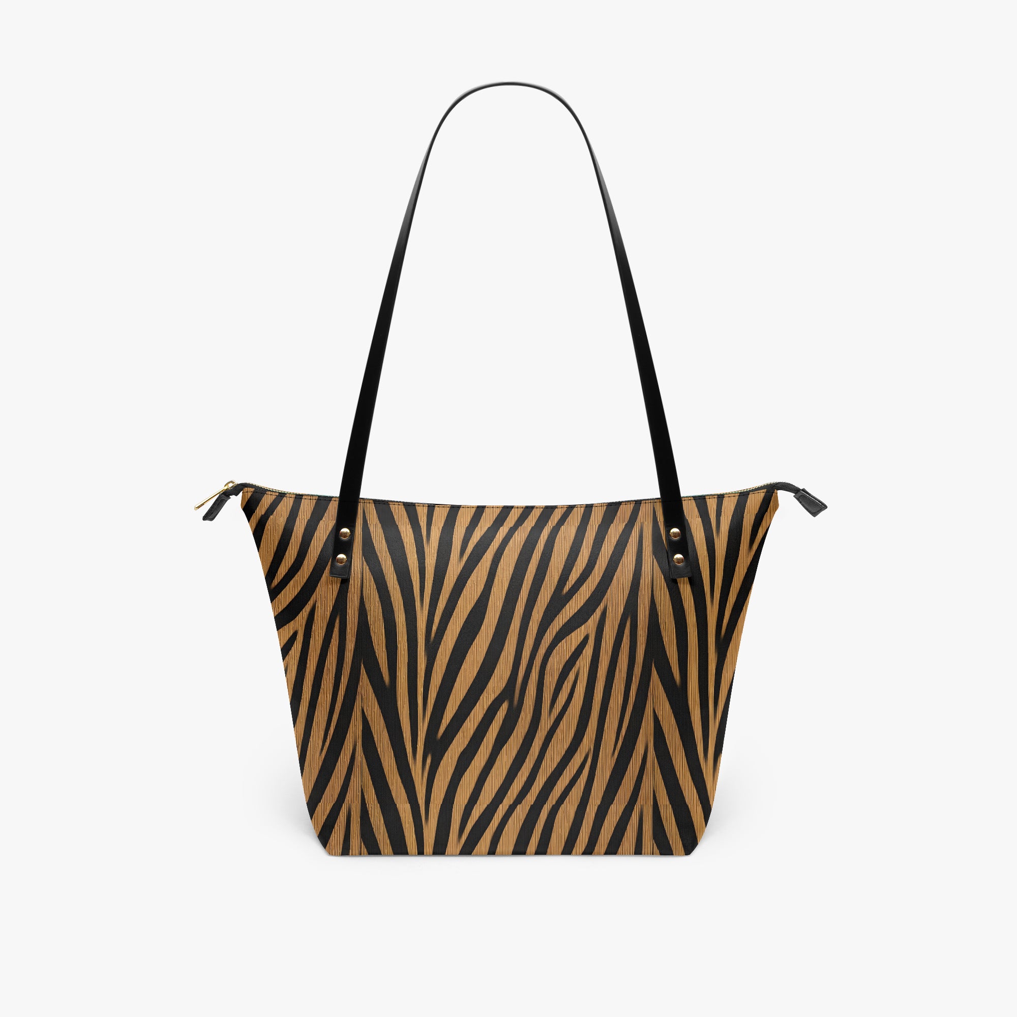 Aura Regalia | Animal Print Roomy PU Tote Bag-AURA REGALIA 