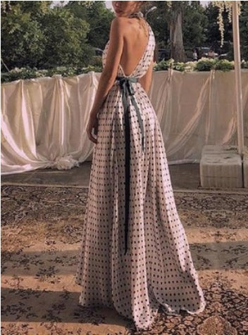 Polka dot dress-AURA REGALIA 