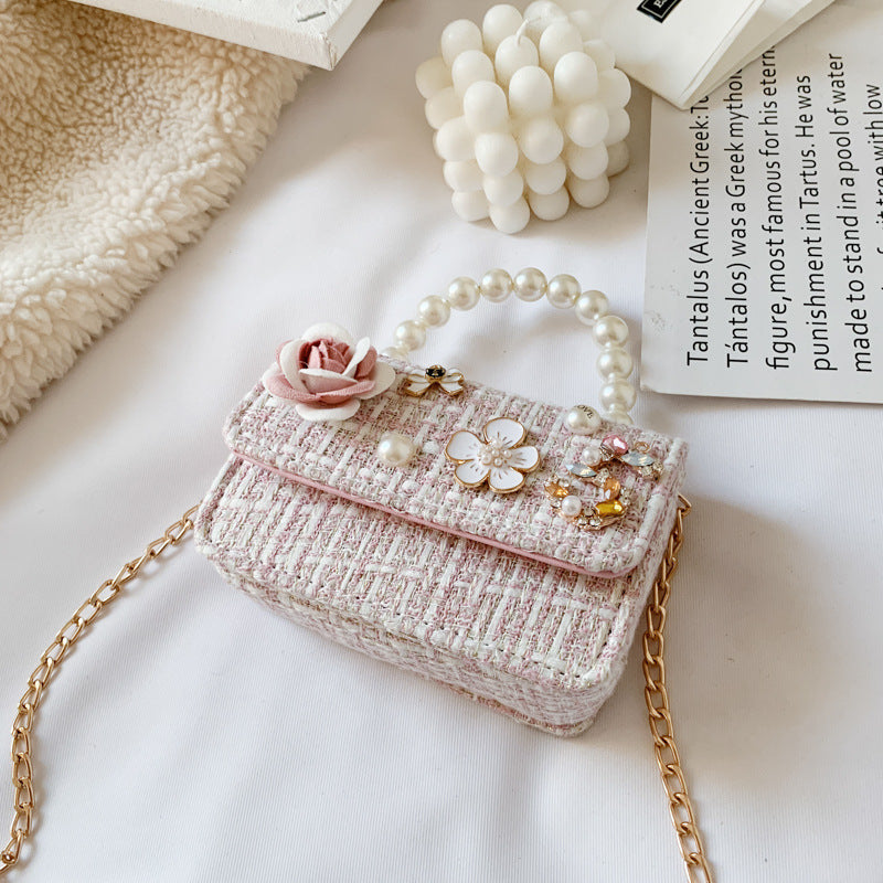 Girl's Pearl handbag-AURA REGALIA 