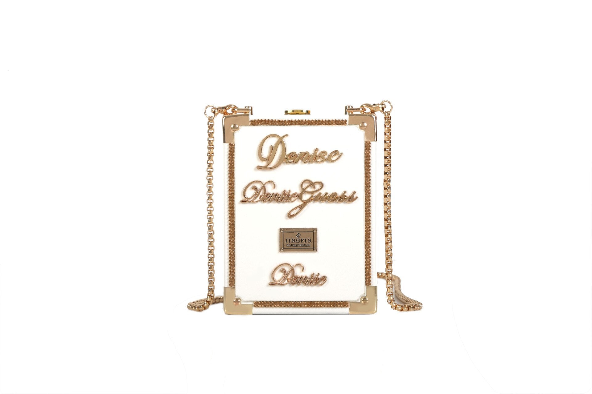 Leather Metal Perfume Bottle Crossbody Bag Womens Chain Mini Clutch Bag Women Handbag Fashion Party Girl Femme Evening Bags-AURA REGALIA 
