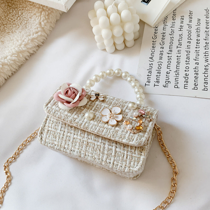 Girl's Pearl handbag-AURA REGALIA 