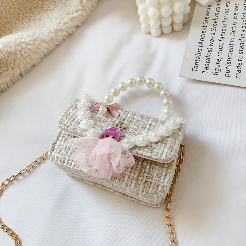 Girl's Pearl handbag-AURA REGALIA 