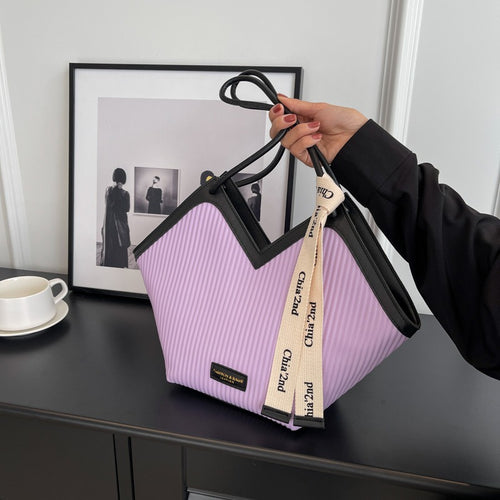 Casual versatile bag Korean style commuter fashion shoulder bag student tote bag-AURA REGALIA 