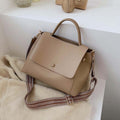 Fashion Simply PU Leather Crossbody Bags For Women Solid Color Shoulder Messenger Bag Lady Chain Travel Small Handbags-AURA REGALIA 