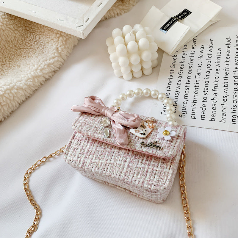 Girl's Pearl handbag-AURA REGALIA 