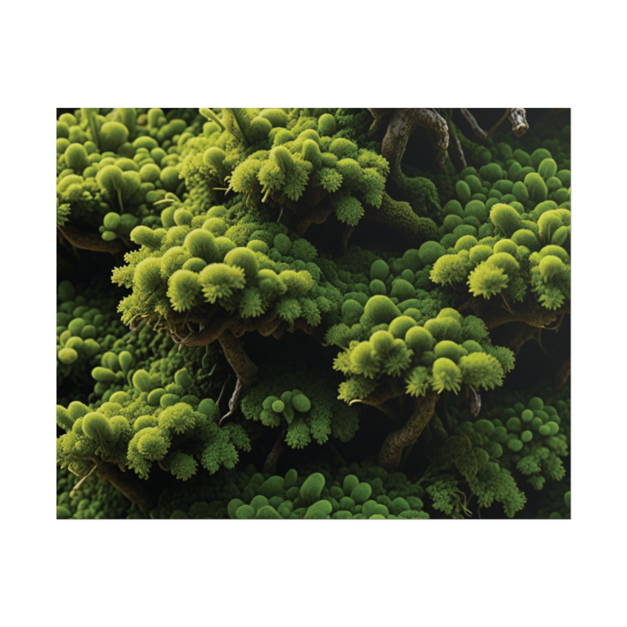 Lush Greenery Art Print, Botanical Rolled Poster