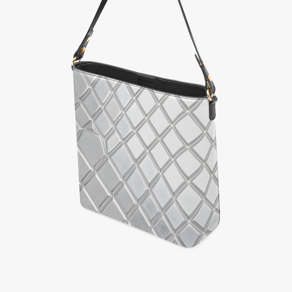 Silver Charm Bucket Bag | Aura Regalia-AURA REGALIA 