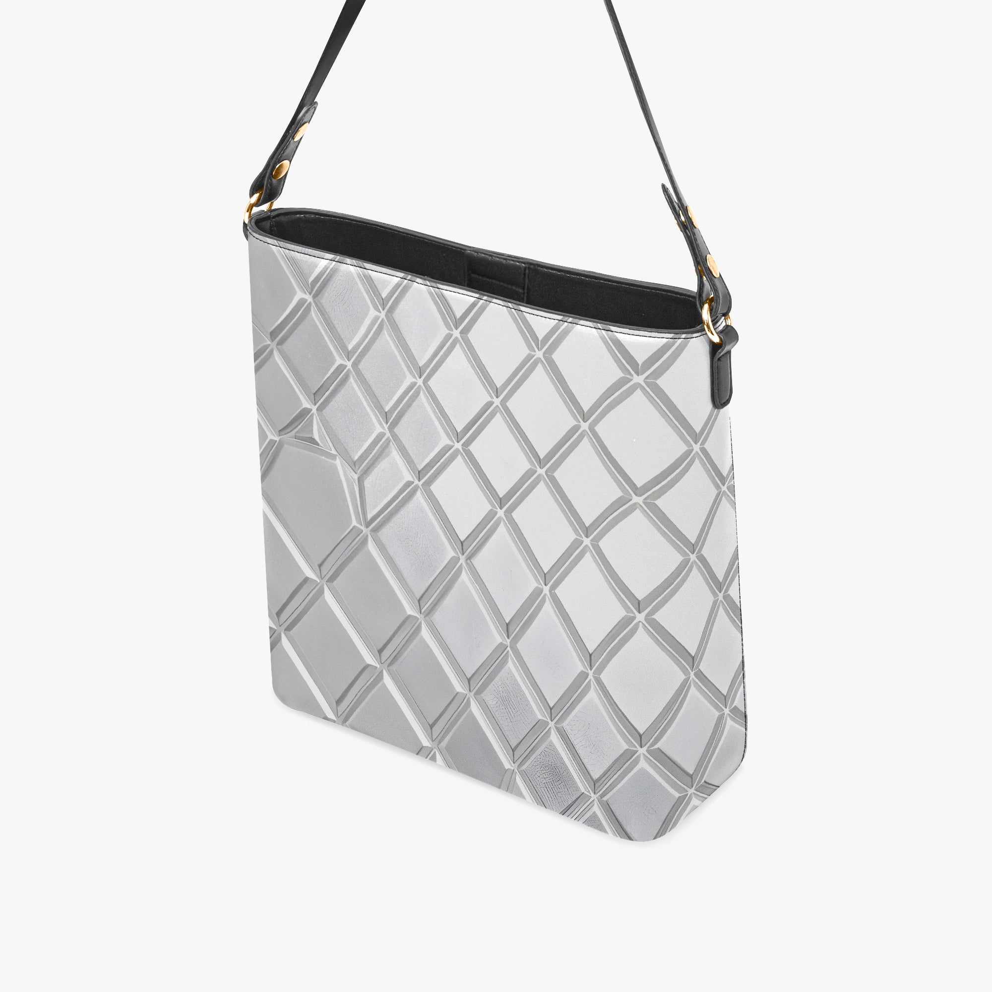Silver Charm Bucket Bag | Aura Regalia-AURA REGALIA 