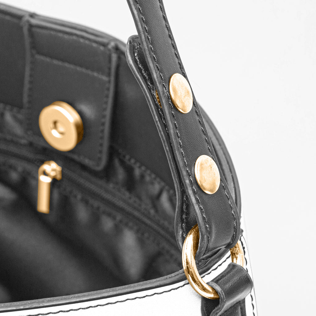 Silver Charm Bucket Bag | Aura Regalia-AURA REGALIA 