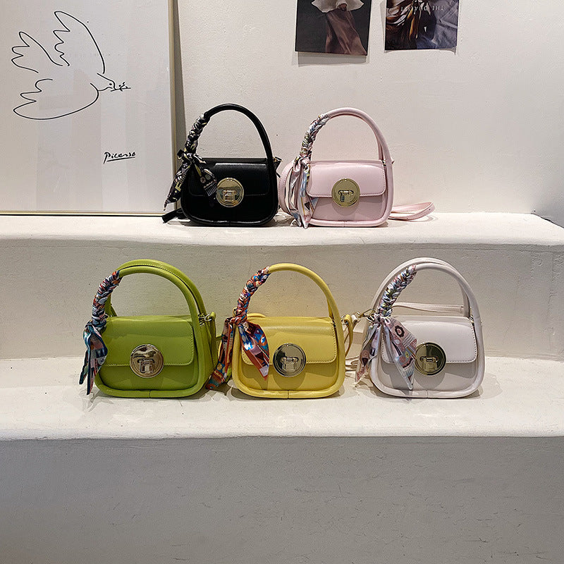 Summer Small Fresh Bag New Fashion Sweet Shoulder Bag Texture Mobile Phone Bag Small Square Bag Messenger Women's Bag-AURA REGALIA 