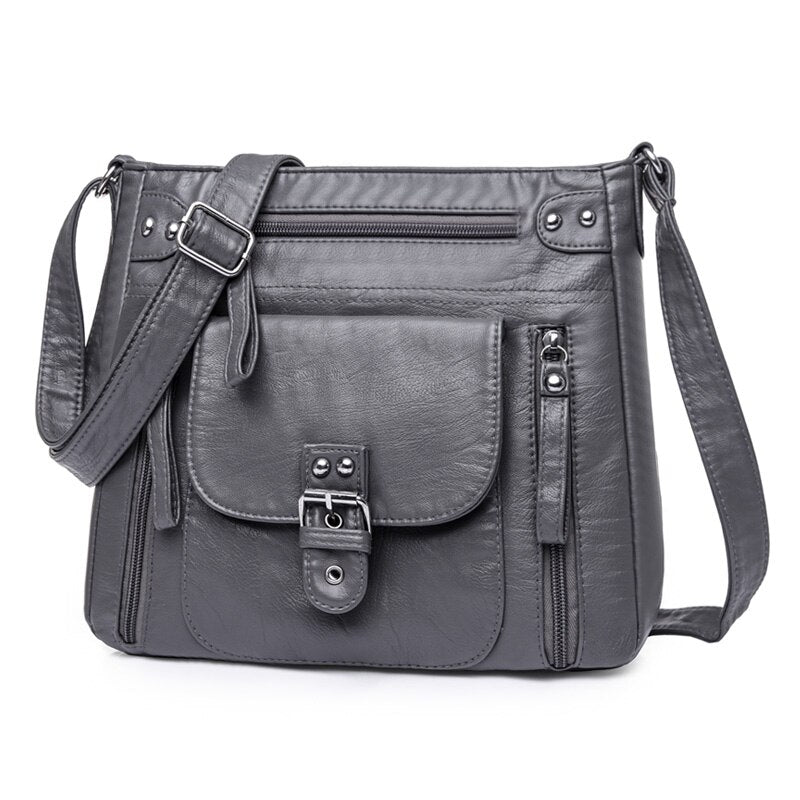 Designer Handbag Women Shoulder Bag Pu Leather Crossbody Messenger Bag High Quality Leather Tote Bag for Woman Casual Purses