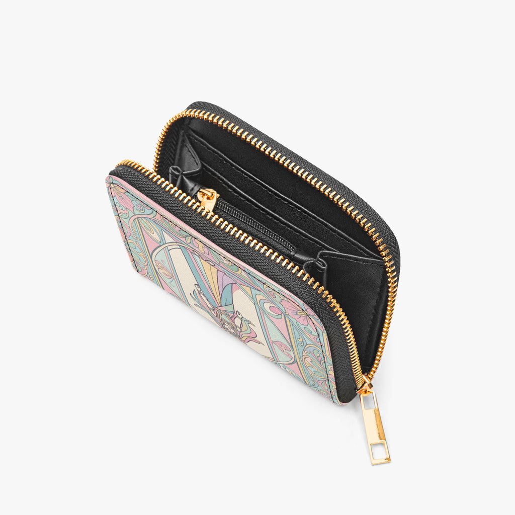 Queen Berenice Bifold Zipper Wallet | Aura Regalia-AURA REGALIA 