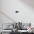 Lighthouse on Stormy Coast Poster | Ocean Waves Seascape Print