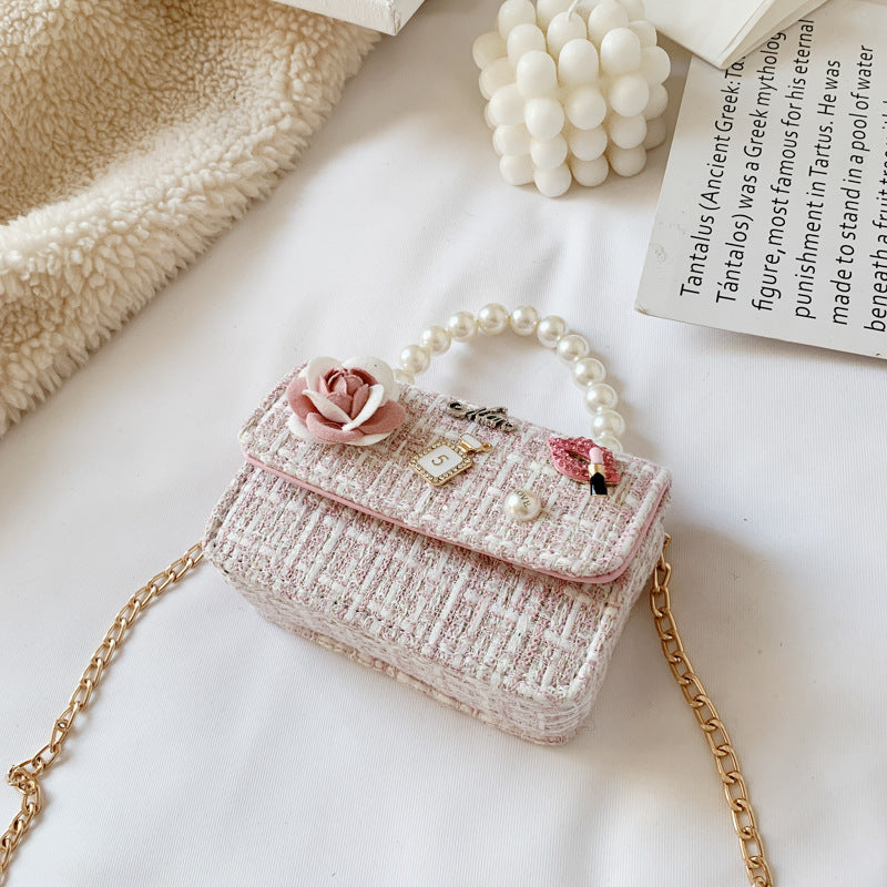 Girl's Pearl handbag-AURA REGALIA 