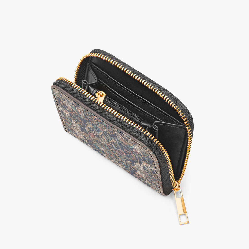 The Kensington Bifold Zipper Wallet | Aura Regalia-AURA REGALIA 