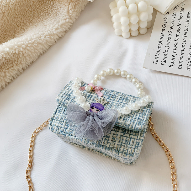 Girl's Pearl handbag-AURA REGALIA 