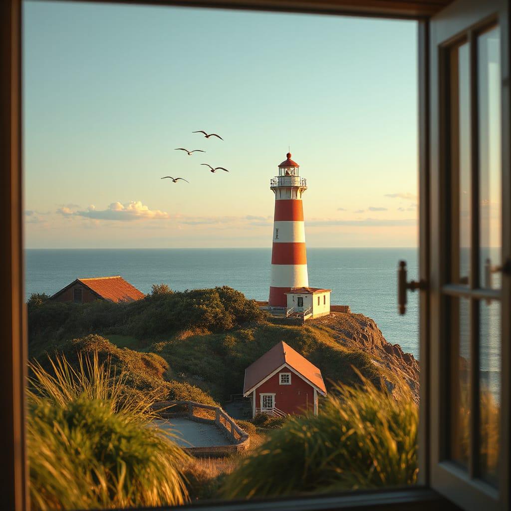 Lighthouse - Through the window 1