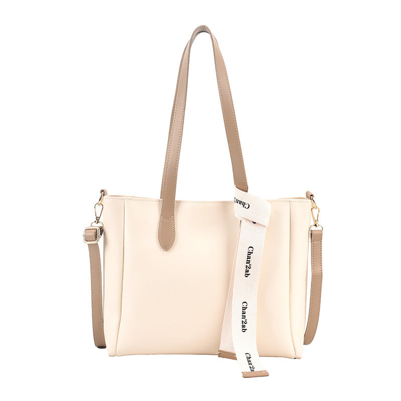 Crossbody Bag New Fashion Big Bag Small Fresh Shoulder Tote Bag Woven Solid Color Women's Bag