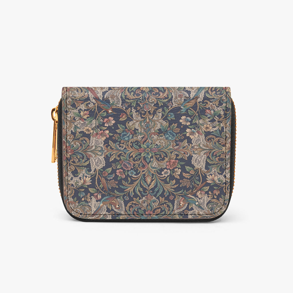 The Kensington Bifold Zipper Wallet | Aura Regalia-AURA REGALIA 