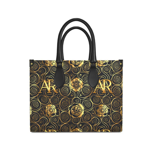 Aura Regalia Leather Shopper Tote – Minimalist Luxury Work & Everyday Carry Bag-AURA REGALIA 