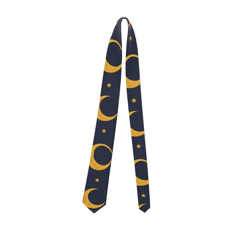 Aura Regalia: Lunar Signature Handmade Silk Tie-AURA REGALIA 