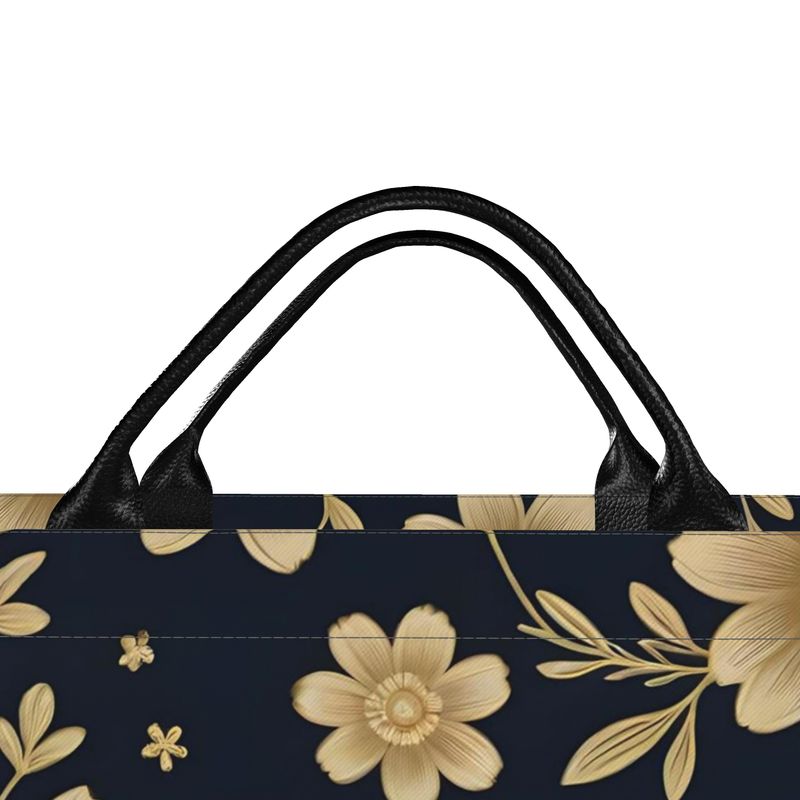 Gold Outline Flowers-AURA REGALIA 
