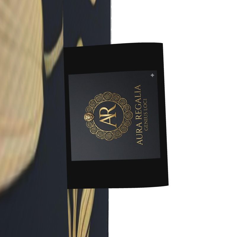 Gold Outline Flowers-AURA REGALIA 
