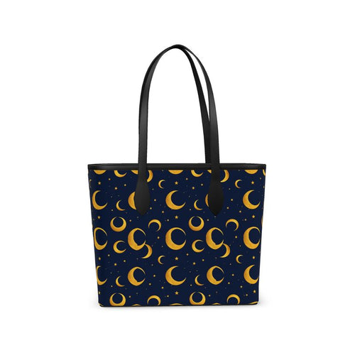 Aura Regalia: Luna Signature Leather City Shopper-AURA REGALIA 