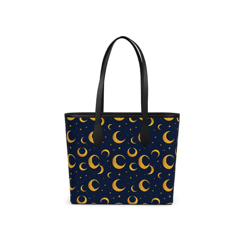 Aura Regalia: Luna Signature Leather City Shopper-AURA REGALIA 