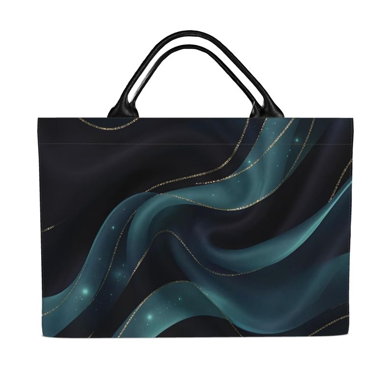 Deep Ocean Carryall Tote Bags-AURA REGALIA 