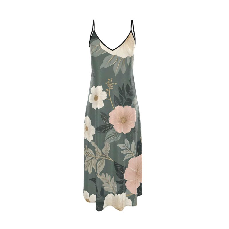 Slip Dress Maxi-AURA REGALIA 