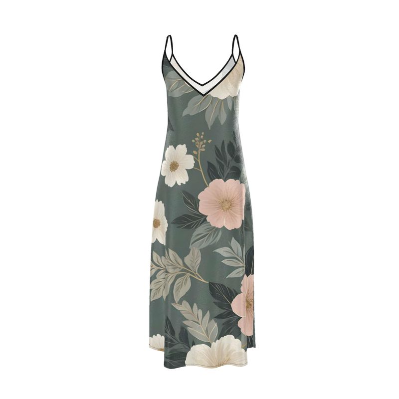 Slip Dress Maxi-AURA REGALIA 