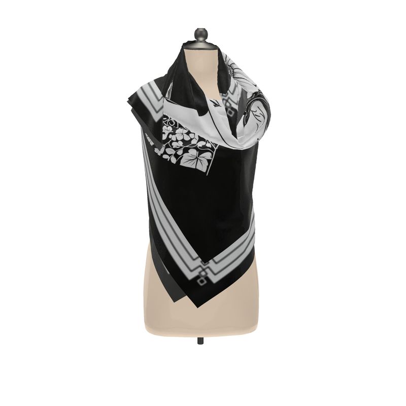 The Petal Noir Wrap-AURA REGALIA 