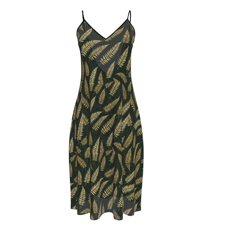 Fern Sleeveless Midi Dress | Aura Regalia