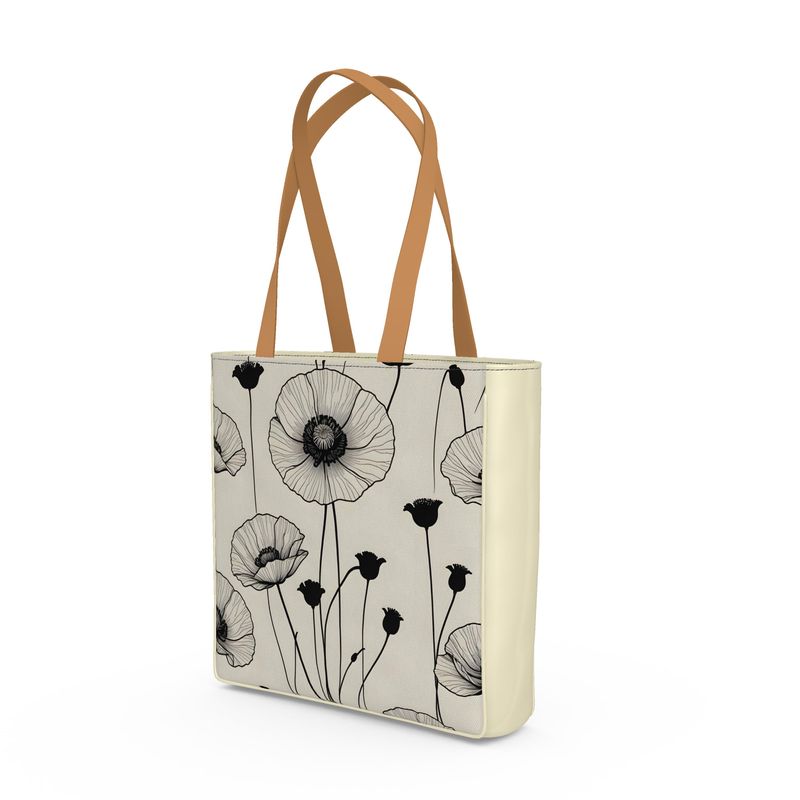 The Poppy Shopper Bags | Aura Regalia-AURA REGALIA 