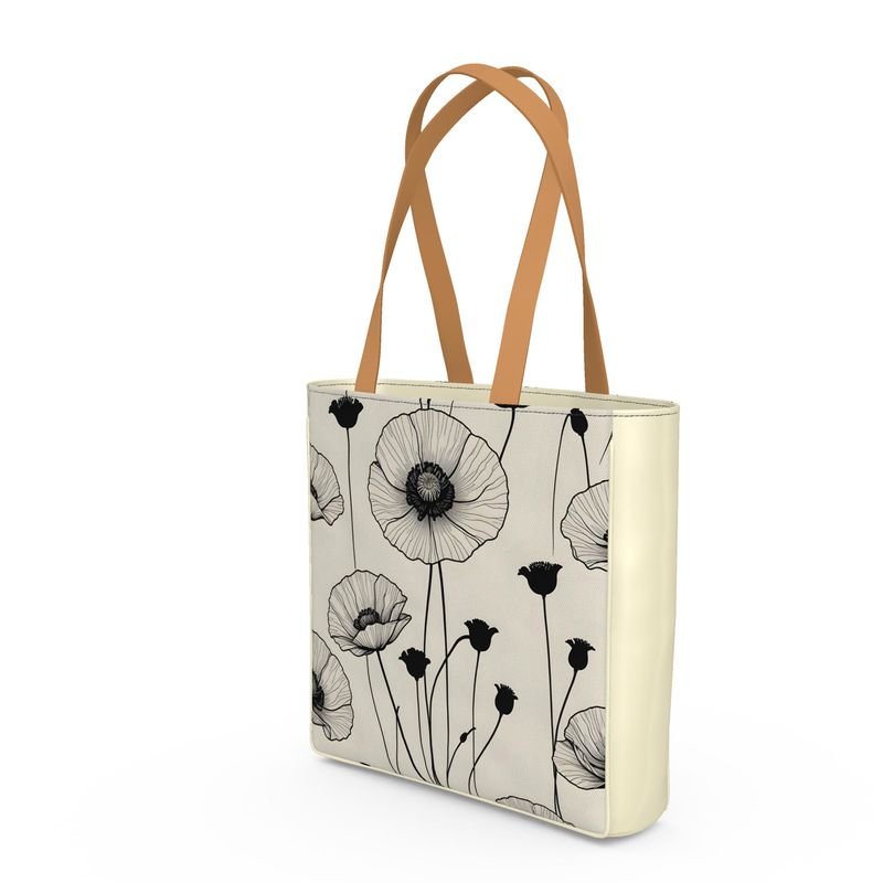 The Poppy Shopper Bags | Aura Regalia-AURA REGALIA 