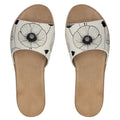 The Poppy Leather Sliders | Aura Regalia-AURA REGALIA 