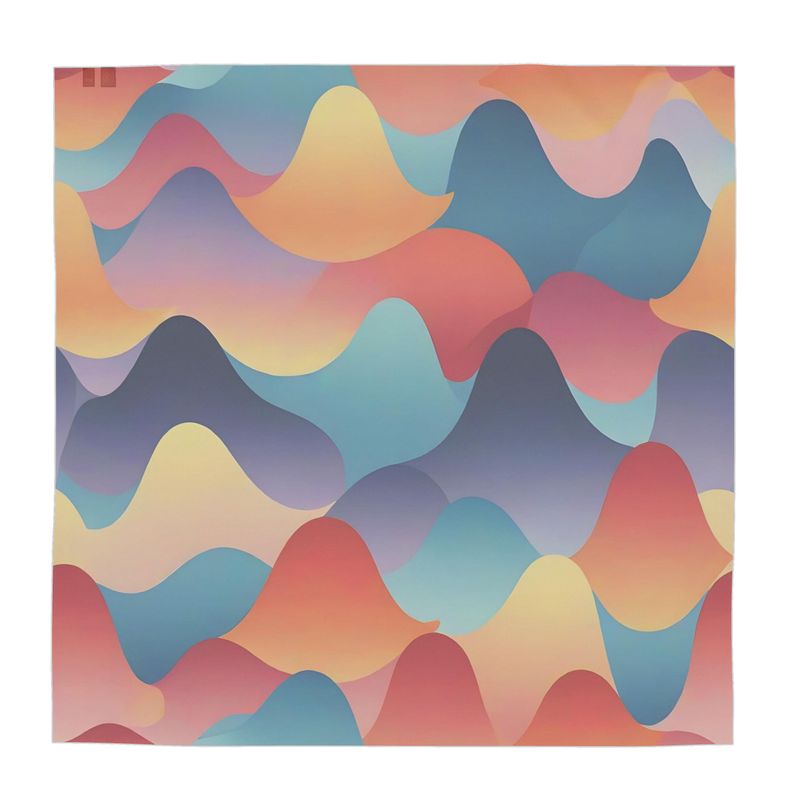 Colorful Waves Scarf | Aura Regalia-AURA REGALIA 