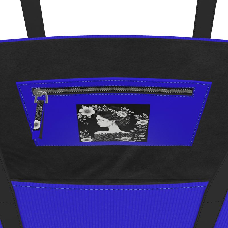 Blue Kika Tote-AURA REGALIA 