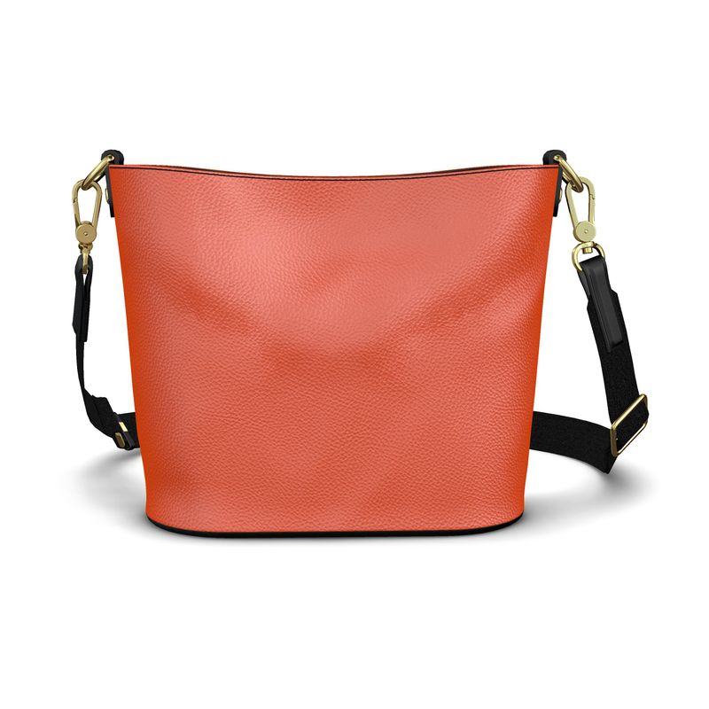 Penzance Large Leather Bucket Tote-AURA REGALIA 