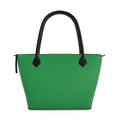 Grass Green Zip Top Handbag | Aura Regalia
