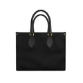 Leather Shopper Bag-AURA REGALIA 