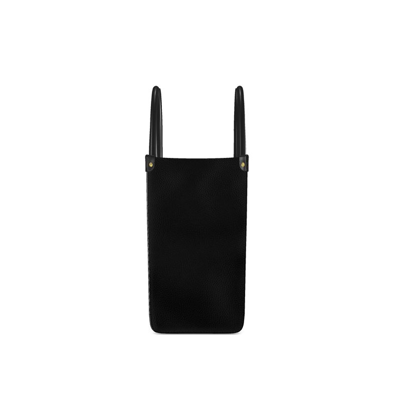 Leather Shopper Bag-AURA REGALIA 
